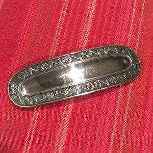 Sterling silver barrette